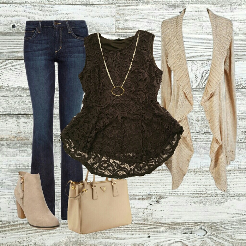 Scuba olive peplum